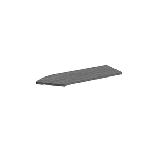 PBTC36R 36" CORNER TRANSACTION TOP RIGHT- NEWPORT GRAY