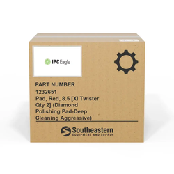 IPC Eagle - 1232651 - Pad, Red, 8.5 [Xl Twister Qty 2] (Diamond Polishing Pad-Deep Cleaning Aggressive)