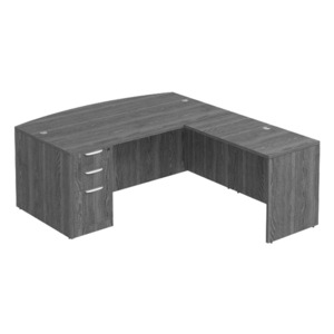 CLALD1011 L-Shape 71" X 88" Desk- Newport Grey