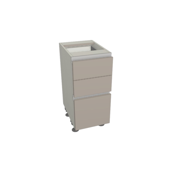 Capri Gola Vanity 3 Drawer Base Floating 15"x 25.5"x 21"