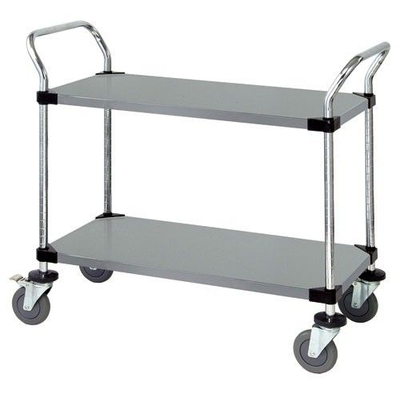 Quantum WRC-1836-2G 2 Solid Shelf Mobile Utility Cart