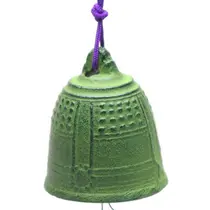 Miya Company - Wind Chime Temple Bell Green 2-1/2