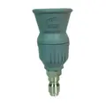 MTM Hydro Gray NPS45 Nozzle with Guard, Size 2.0, 40° Spray Pattern, 1/4" SS Plug