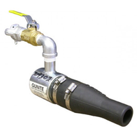 2" Shotcrete Nozzle Assembly w/Long Rubber Tip & FNPT (Threaded)