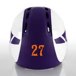 1 Color Custom Font Die Cut Number Decals