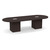 10' Classic Racetrack Conference Table with Cube Base - Espresso