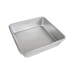 1121BW-UN 8-Inch Bare Seamless Square Cake Pan