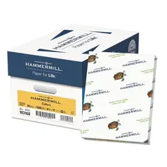 8.5 X 11 20 LB GOLDENROD HAMMERMILL FORE COPY PAPER, 103168, 500/RM