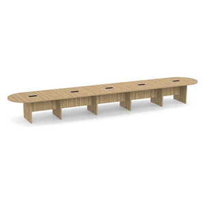 22ft Racetrack, slab base Conference Table: ASPEN 