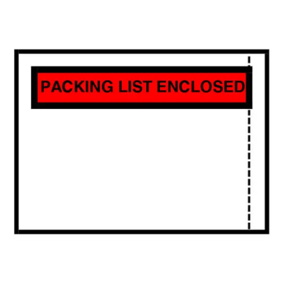 Packing List Envelopes