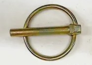 1/4" X 1 25/32" KLIK PIN STEEL ZINC YELLOW PER PRINT