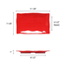 Thunder Group 24120PR 111/4" x 71/4" x 1" Wavy Rectangular Plate