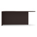 PL133R 71" BULLET DESK W/CORNER EXTENSION- RIGHT- Espresso