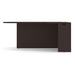 PL133R 71" BULLET DESK W/CORNER EXTENSION- RIGHT- Espresso