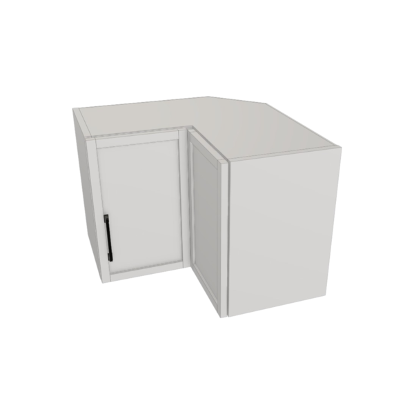 Fresno Pure White Box Angle Wall Kit - 24”x 18” X 13”