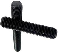 1 1/4" - 7 X 12" FULLY THREADED STRAIGHT ROD SAE J429 GR 8 PLAIN