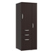 CLAST1018N, PL286/287 NARROW WARDROBE, CABINET, BOX/BOX/FILE - Espresso