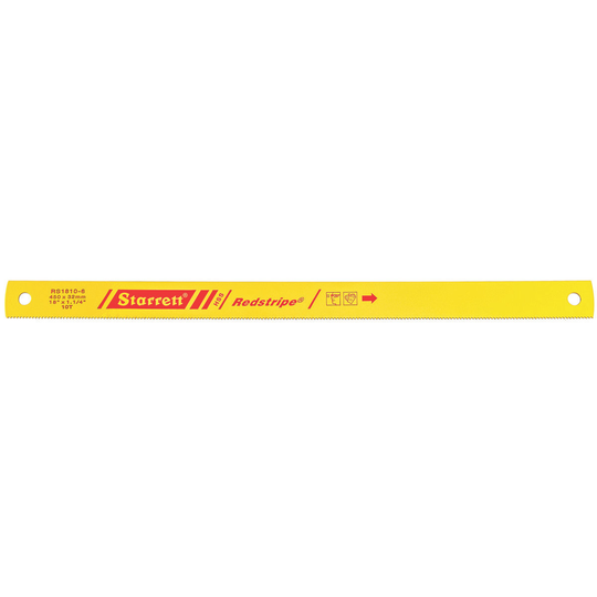STARRETT RS1810-6 18 x 1-1/4 x .062 x 10T, Redstripe Power Hacksaw Blade