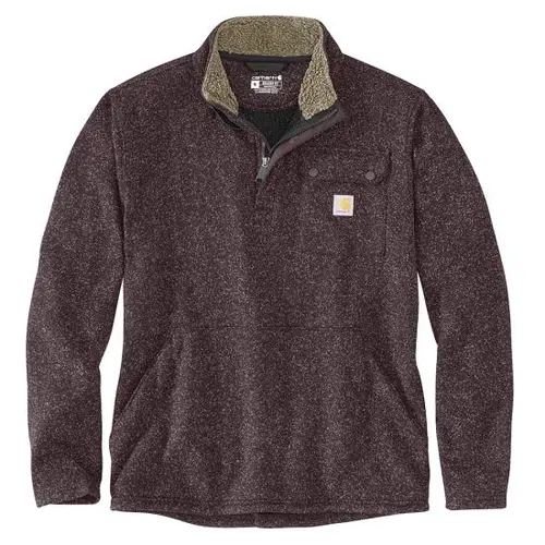 CARHARTT 106378 - Relaxed Fit Midweight Quarter-Zip Pocket Sweater Fleece - Dark Sepia