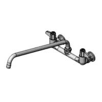 T&S Brass 5F-8WLX16 Equip Faucet 8" Centers | Cook's Direct