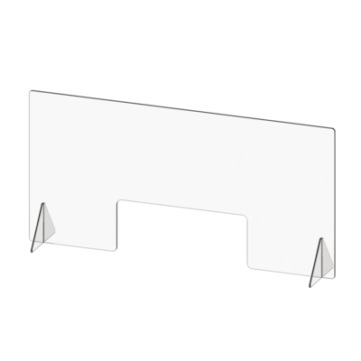 Cal-Mil 22169-47 47"W x 10"D x 23"H Register Shield
