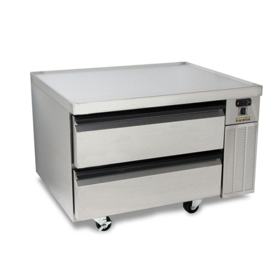 Silver King SKRCB38H-RDUS10 (2) Drawers 38"W One-Section High Capacity Refrigerated Chef Base