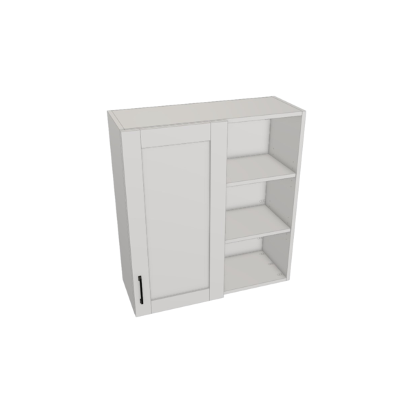 Hampton Pure White Box  Wall Blind Corner Kit - 33"x 36"x 13"