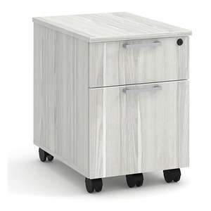PL1007 MOBILE BOX/FILE PED - SILVER BIRCH