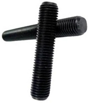 NO. 10" - 32 X 3" FULLY THREADED STRAIGHT ROD ALLOY STEEL 33-39 HRC PLAIN