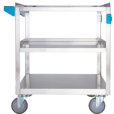 Carlisle UC5031827 18" x 27" 3-Shelf Stainless Steel Utility Car