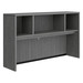 PL141OH 60" OPEN HUTCH- NEWPORT GRAY