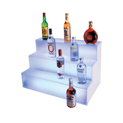 Cal-Mil LQ31 30"W x 18"D x 18"H Frost Lit Liquor Display