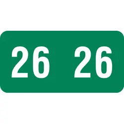 Smead Compatible Yearcode 90800 Label Rolls
