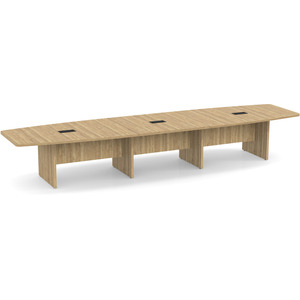 CLABS4192N - 16 ft. Classic Boat Shape Conference Table with Panel Base