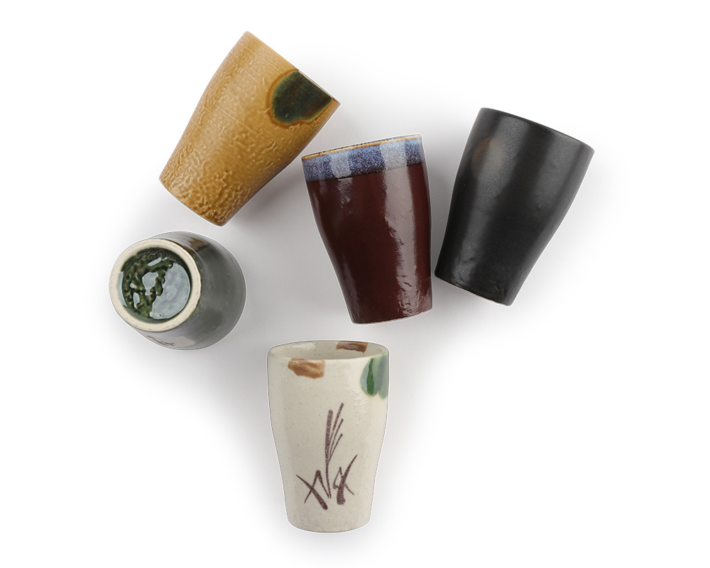 Teacup Set Zen Autumn Wheatfield