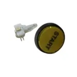 START BUTTON 2" YELLOW ROUND