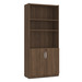 PL156 71"H BOOKCASE- Modern Walnut