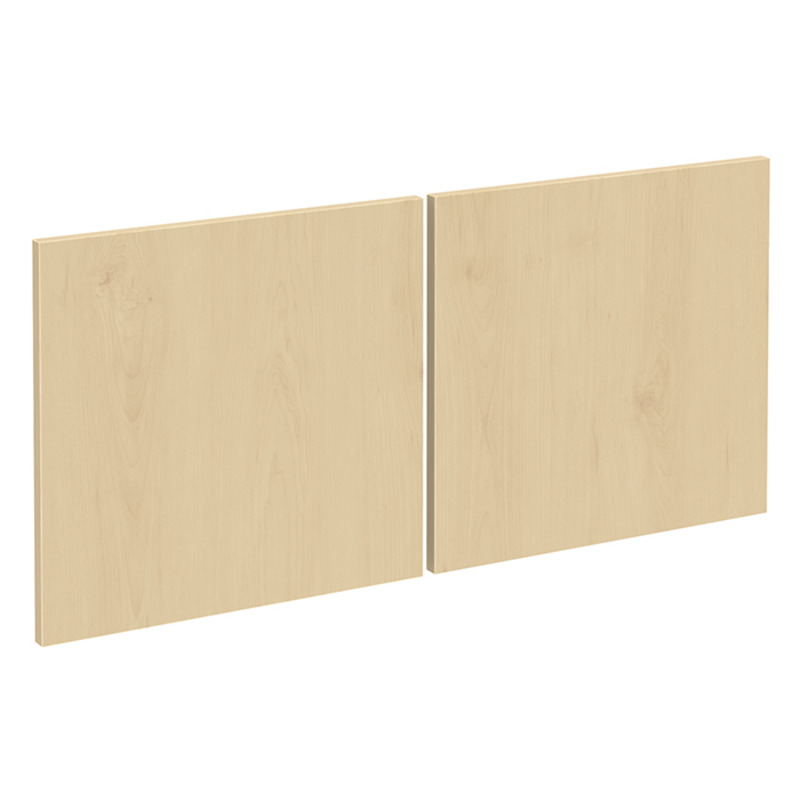 PL44LD - PAIR LAMINATE HUTCH DOORS - Maple