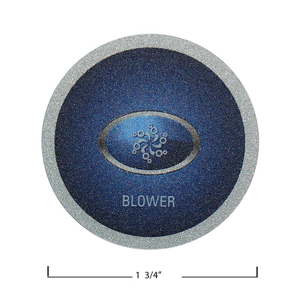 Balboa AX10 1 Button Topside Overlay 40107