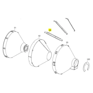 Veloci Heater Replacement Cone Support