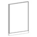 P6742 NON-POWER Webb Panel - 67"H x 42"W Aspen Fabric, Silver