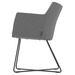 CHK77591GRY4111 - Hady Guest Chair with Cross Sled Base