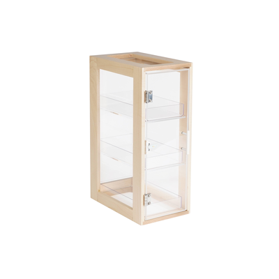 Cal-Mil 1204-71 8"W x 13"D x 20-1/2"H Blonde Bread Box