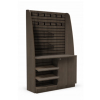 Axis Designs FSASCM-4880 Free Standing Arched Sidewall Coffee Merchandiser