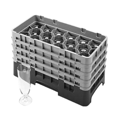 Cambro 17HS638186 Camrack Glass Rack with 3 Extenders