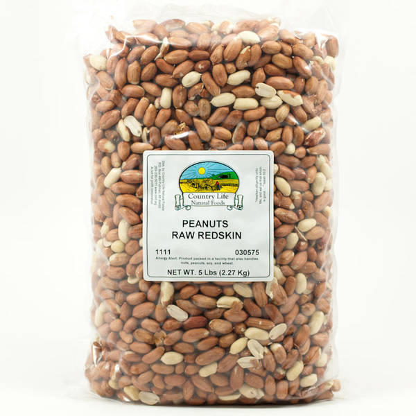 Country Life Natural Foods Peanuts, Redskin