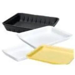 4PP 7 X 9.25 X 1.25 WHITE FOAM TRAY, DYNE-A-PAK, 500/CS