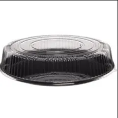 18" BLACK CATERING TRAY WITH DOME LID, 25/CS    ACP518BL