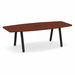 SIGBS4236N-METAL - 8 ft. Signature Boat Shape Conference Table With Metal VA Legs