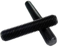 1 5/8" - 12 X 36" FULLY THREADED STRAIGHT ROD SAE J429 GR 8 PLAIN